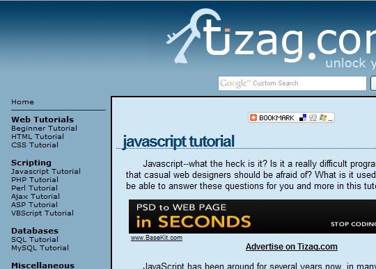 Tizag-Best-Websites