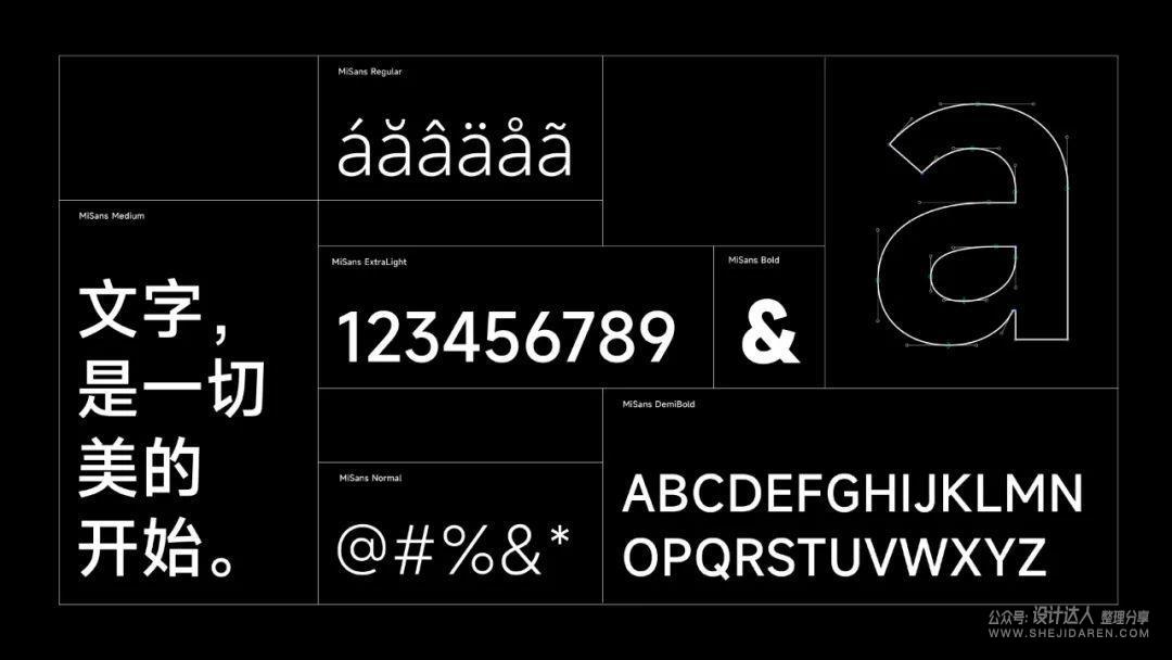 MiSans字体下载 | 小米全新免费可商用字体 