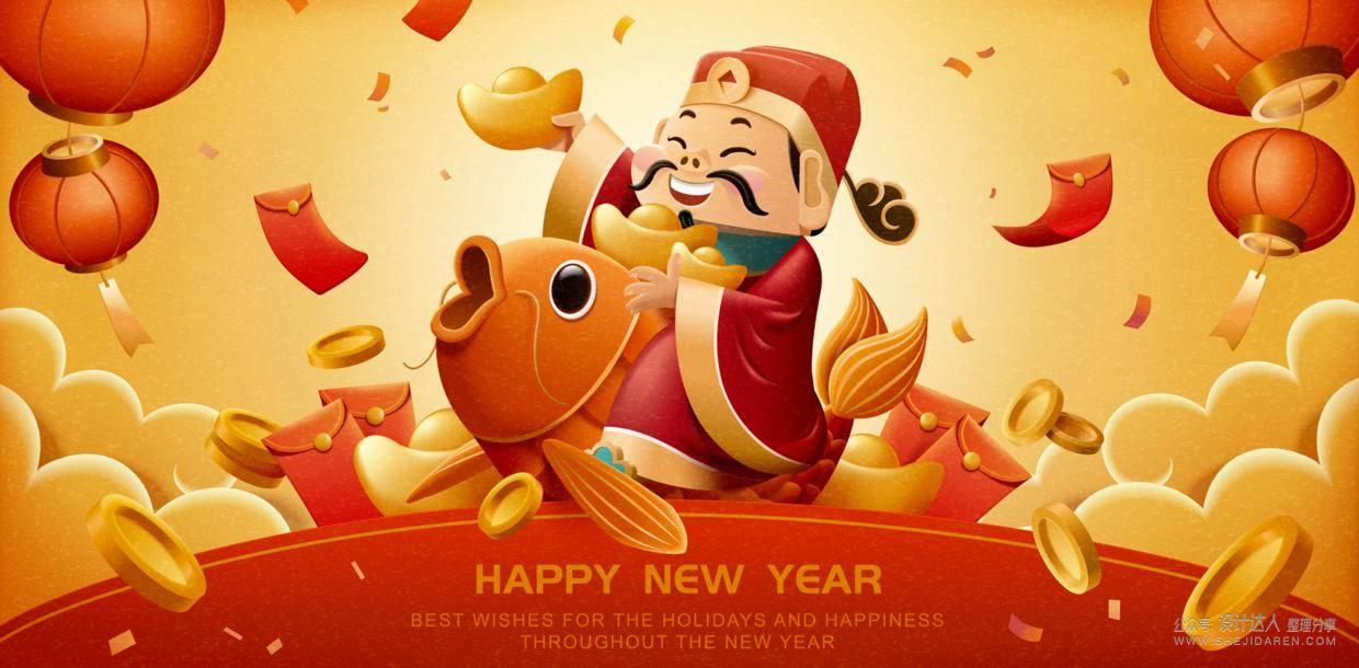 2022虎年海报素材已经给你整理好了
