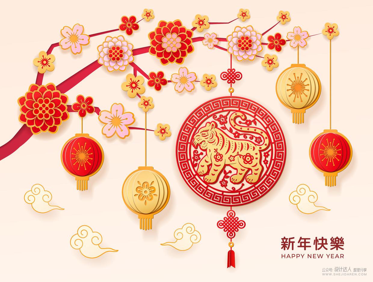2022虎年素材第二弹，新年素材都在这里了