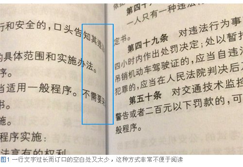 文字编排的易读性