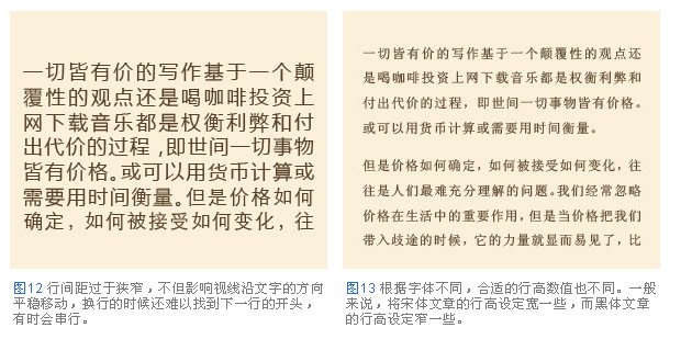 文字编排的易读性