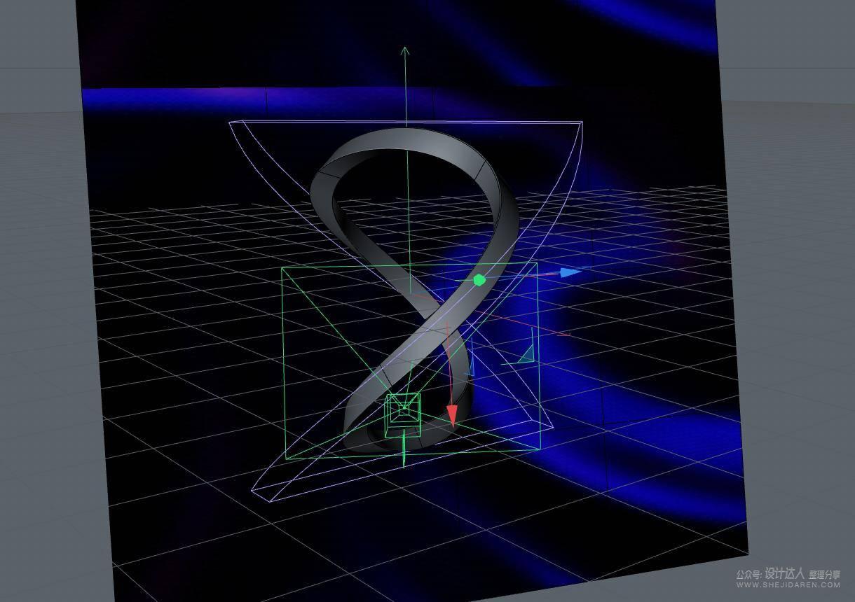 C4D+Octane动态海报设计教程，科技感十足！