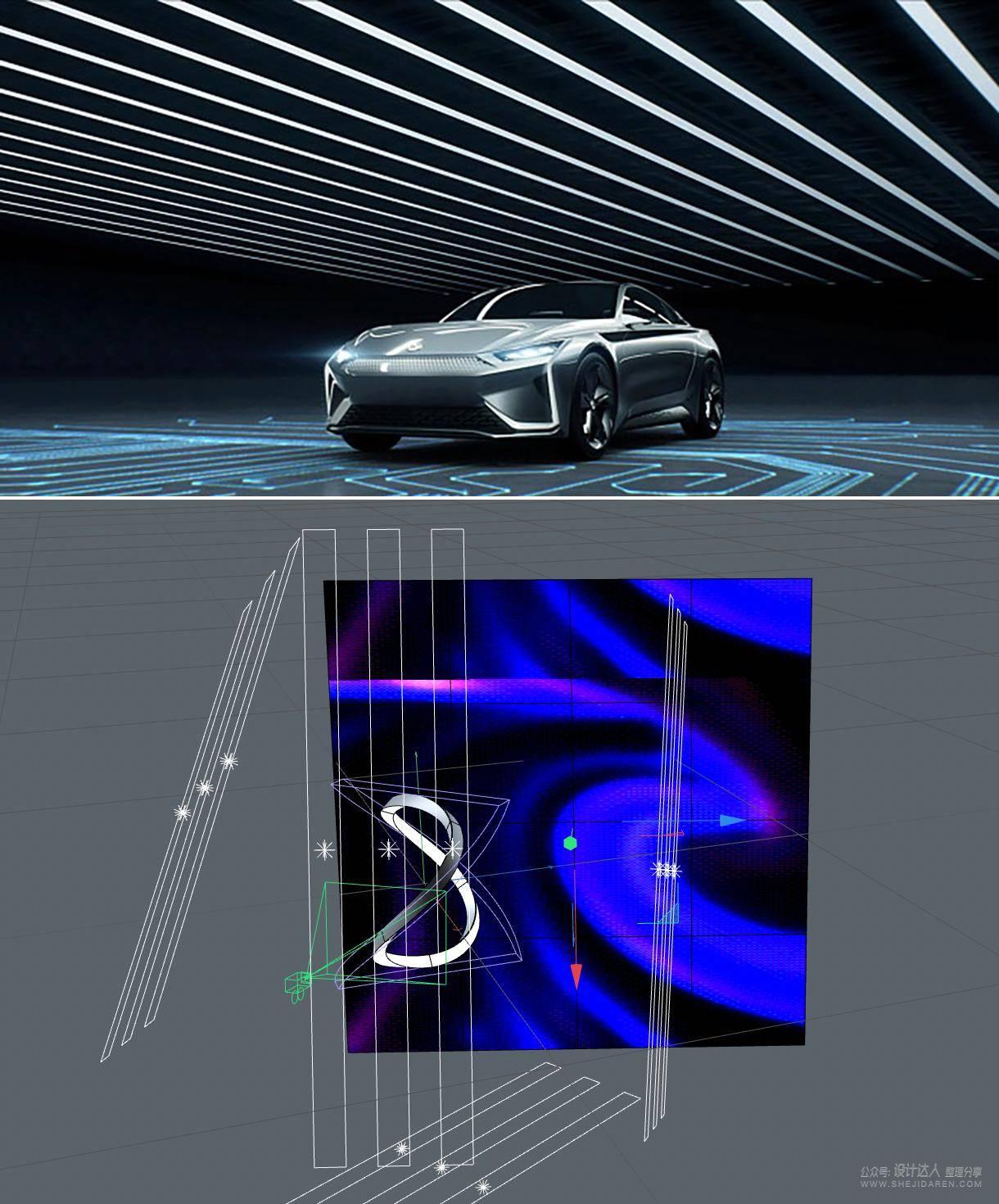 C4D+Octane动态海报设计教程，科技感十足！