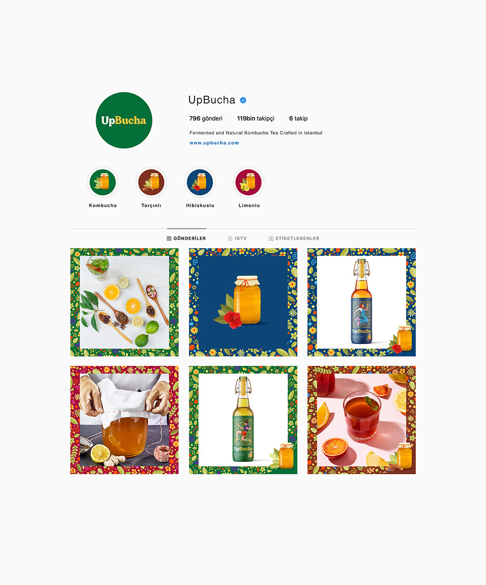 UpBucha饮料品牌包装设计