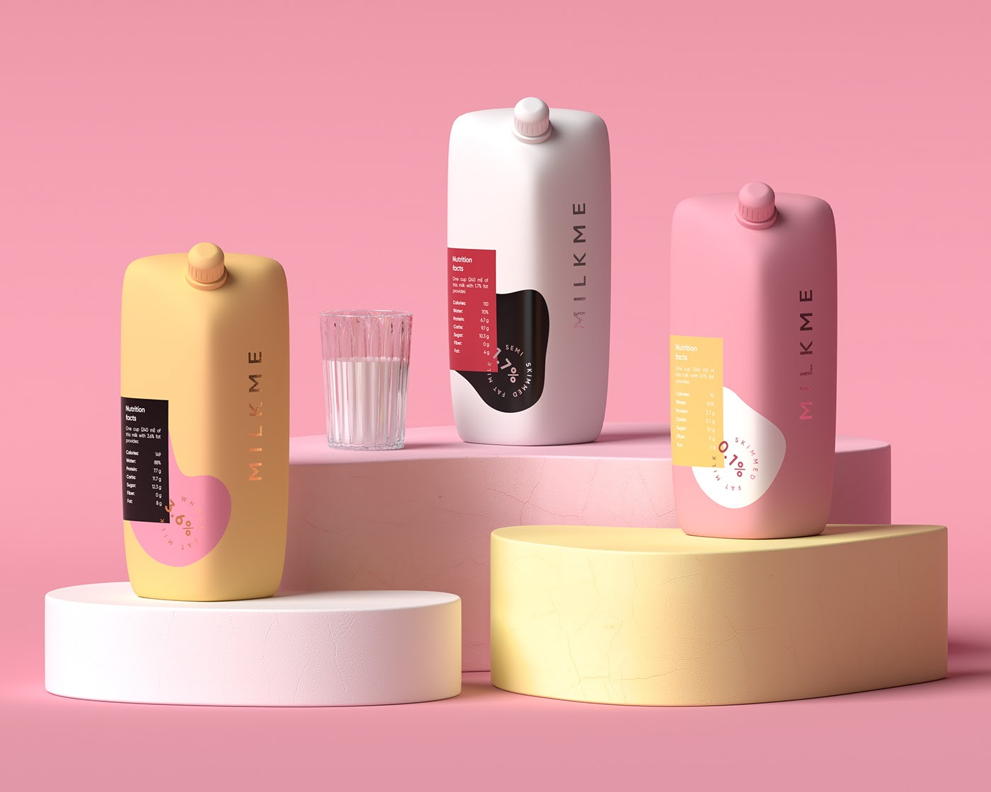 灵感来自大自然！MILKME牛奶包装设计