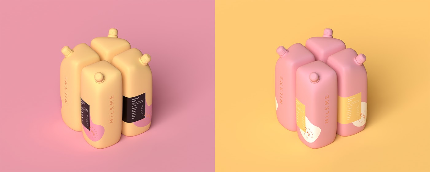 灵感来自大自然！MILKME牛奶包装设计