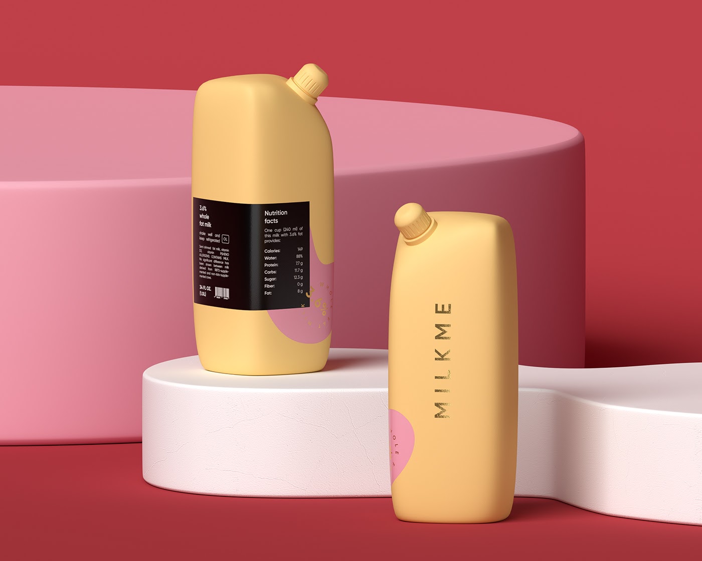 灵感来自大自然！MILKME牛奶包装设计